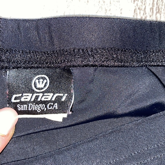 Canari black biker shorts size XLarge - Picture 5 of 7